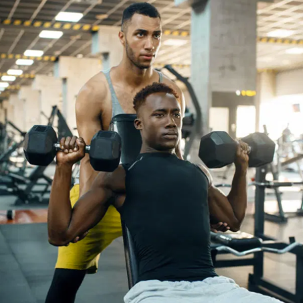 An Unleashed Performance member working out