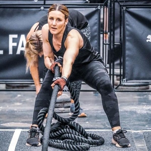 A UP member competing at HYROX
